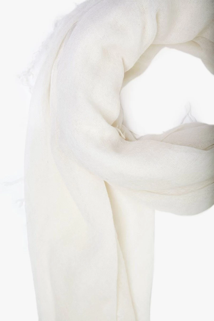 Chan Luu Women's Luxury Eggshell Cashmere Silk Scarf - Soft Elegant Wrap