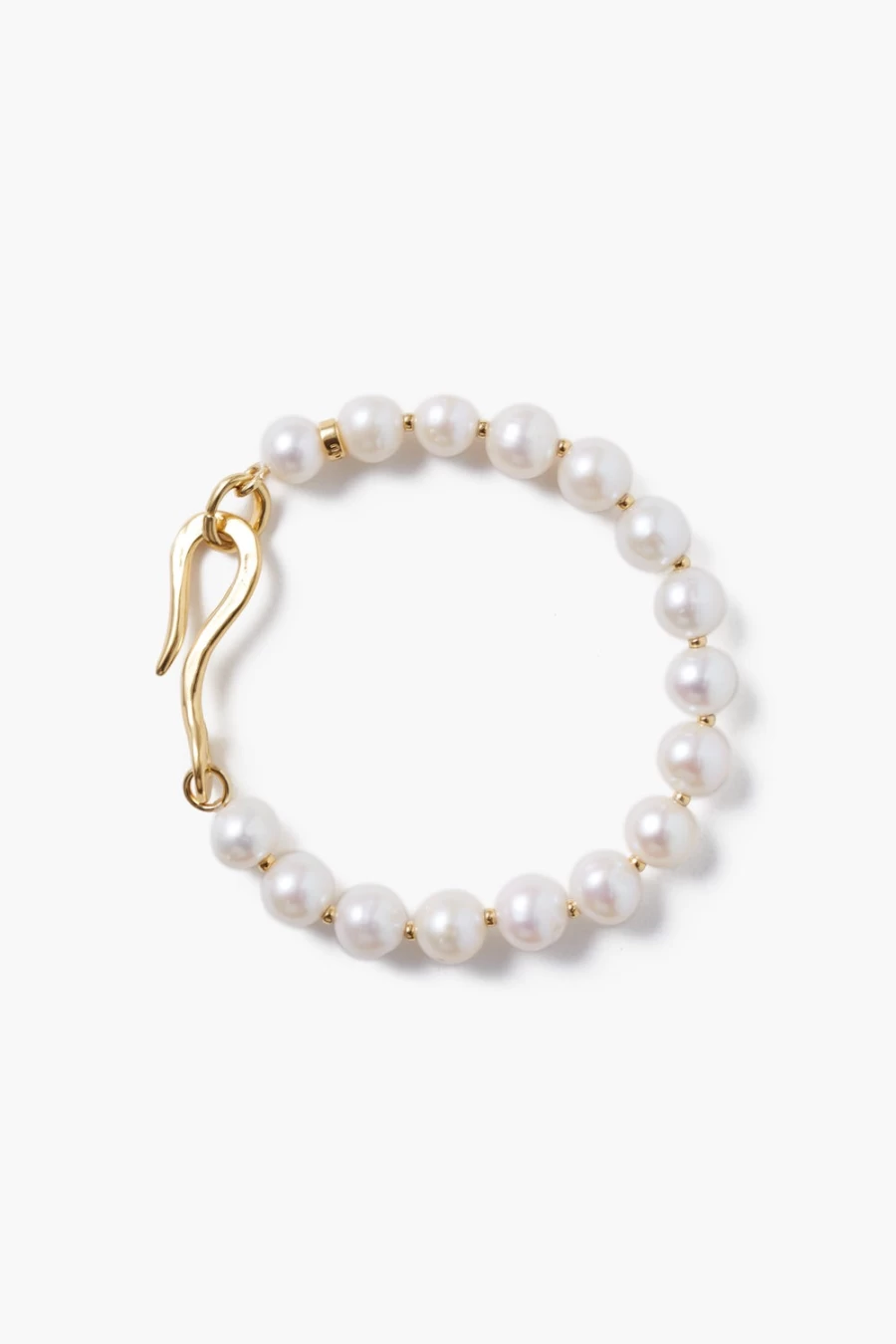 Chan Luu Women's White Pearl Beaded Unity Bracelet with Mixed Accents