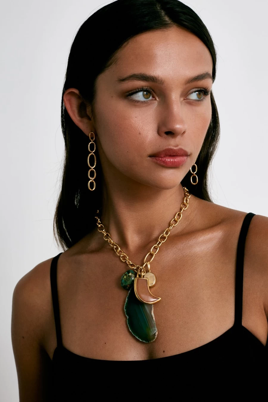 Chan Luu Women's Ravello Gold Chain Earrings