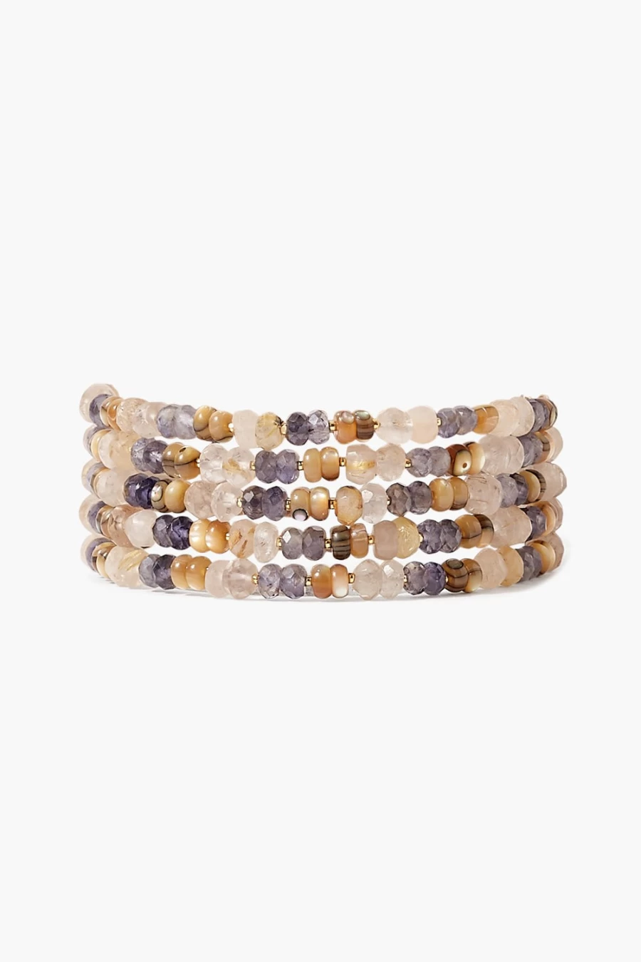 Chan Luu Women's Odyssey Wrap Bracelet with Iolite Gemstone