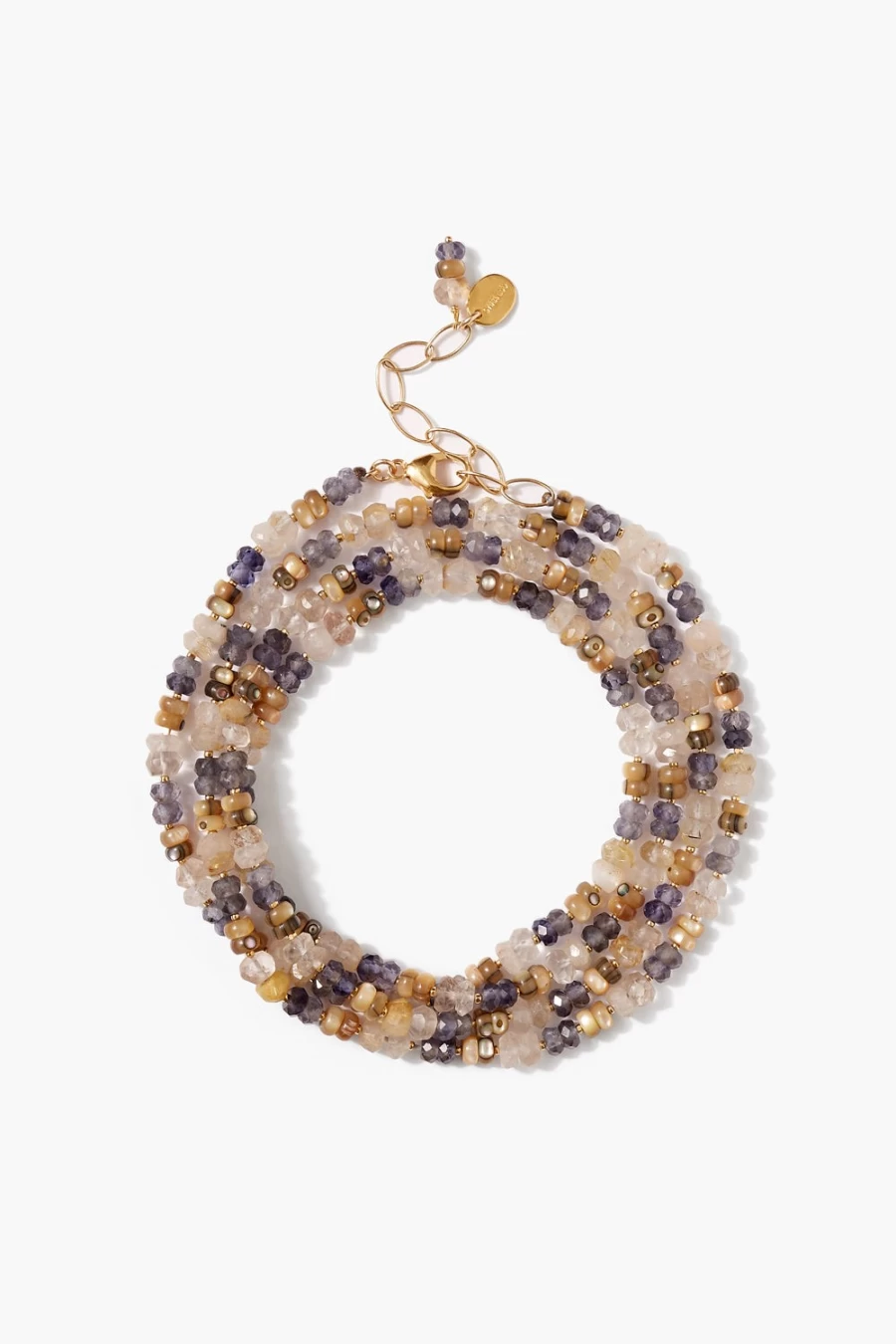 Chan Luu Women's Odyssey Wrap Bracelet with Iolite Gemstone