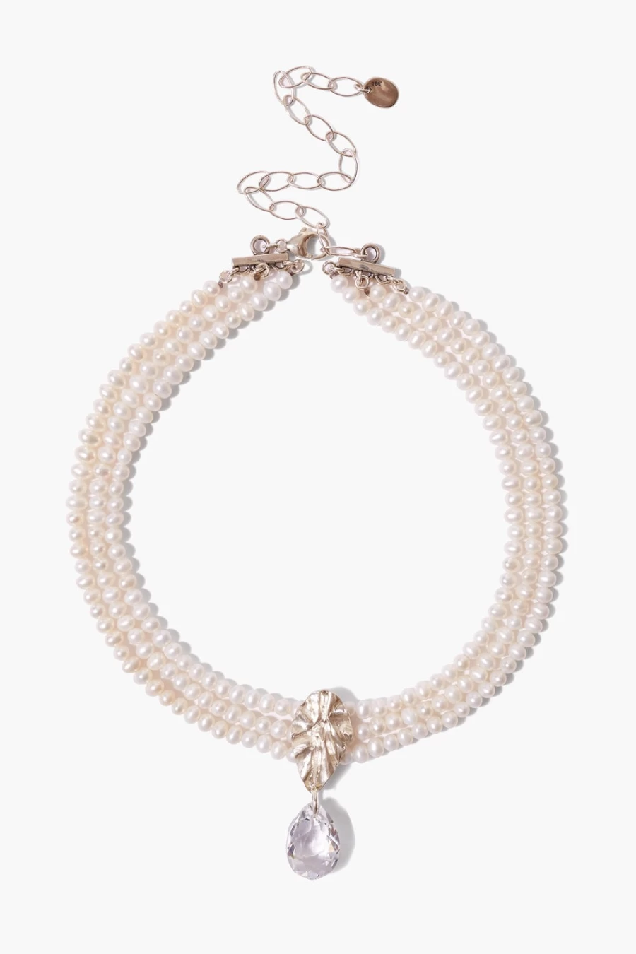 Chan Luu Women's Crystal & Pearl Masquerade Choker Necklace Elegant Party Jewelry