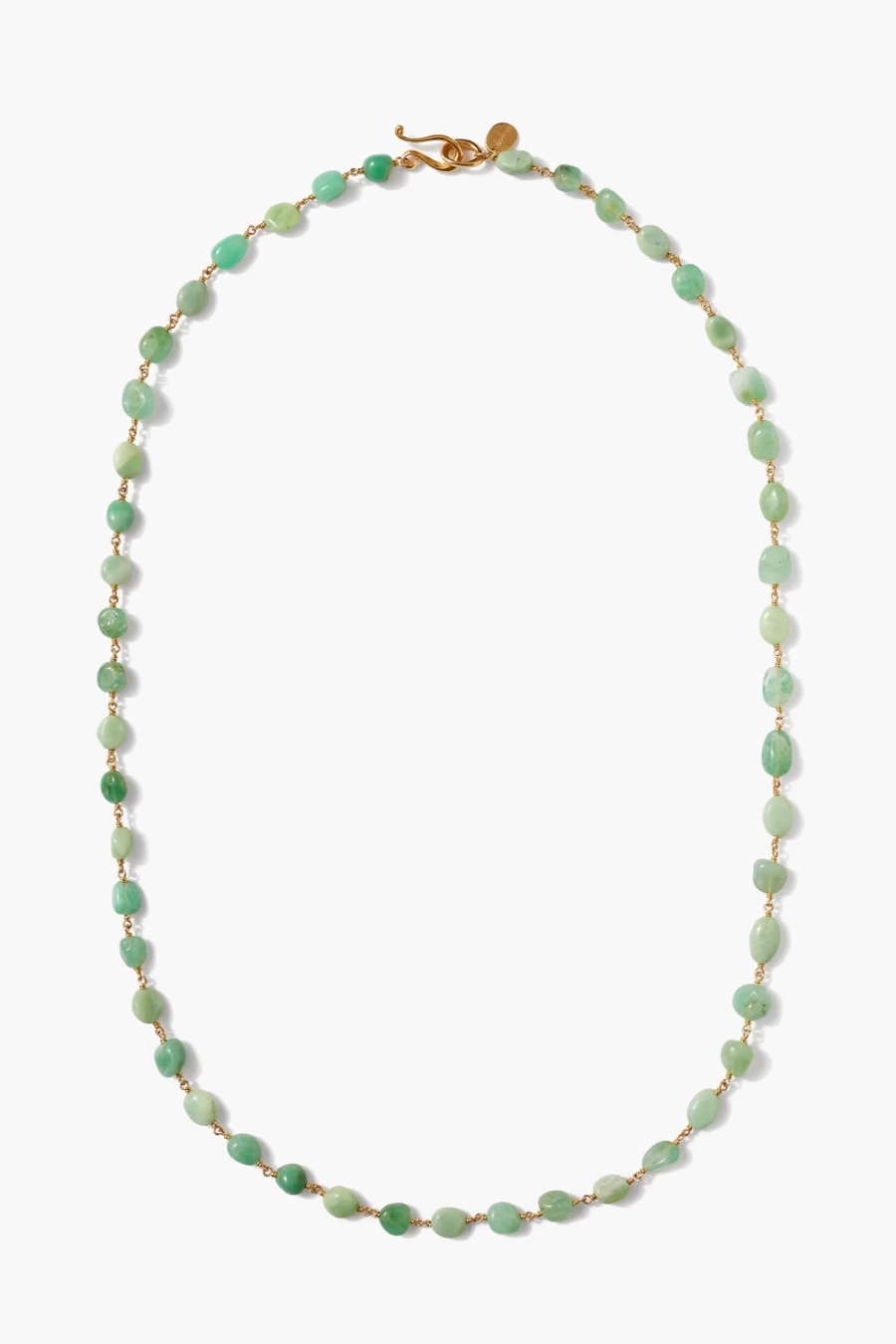 Chan Luu Santa Fe Women's Chrysoprase Beaded Necklace - Handmade Bohemian Jewelry