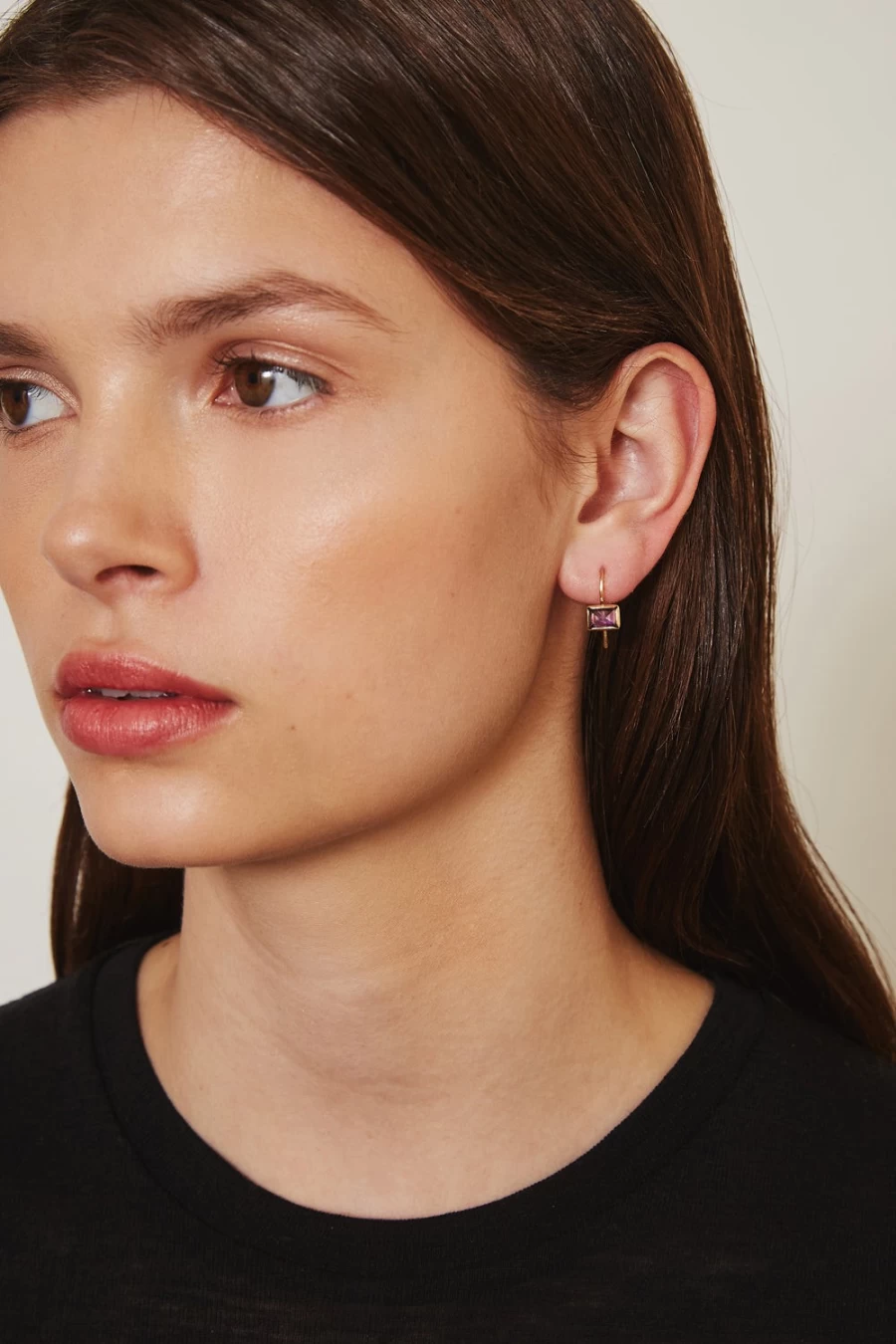 Chan Luu 14K Gold Amethyst Drop Earrings for Women - Elegant Purple Gemstone Jewelry