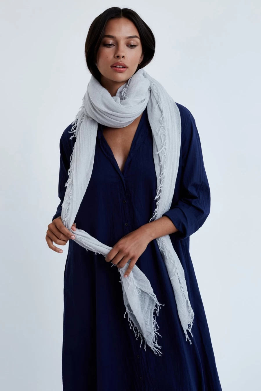 Chan Luu Women's Lunar Rock Cashmere Silk Scarf - Luxurious Wrap for Elegant Style
