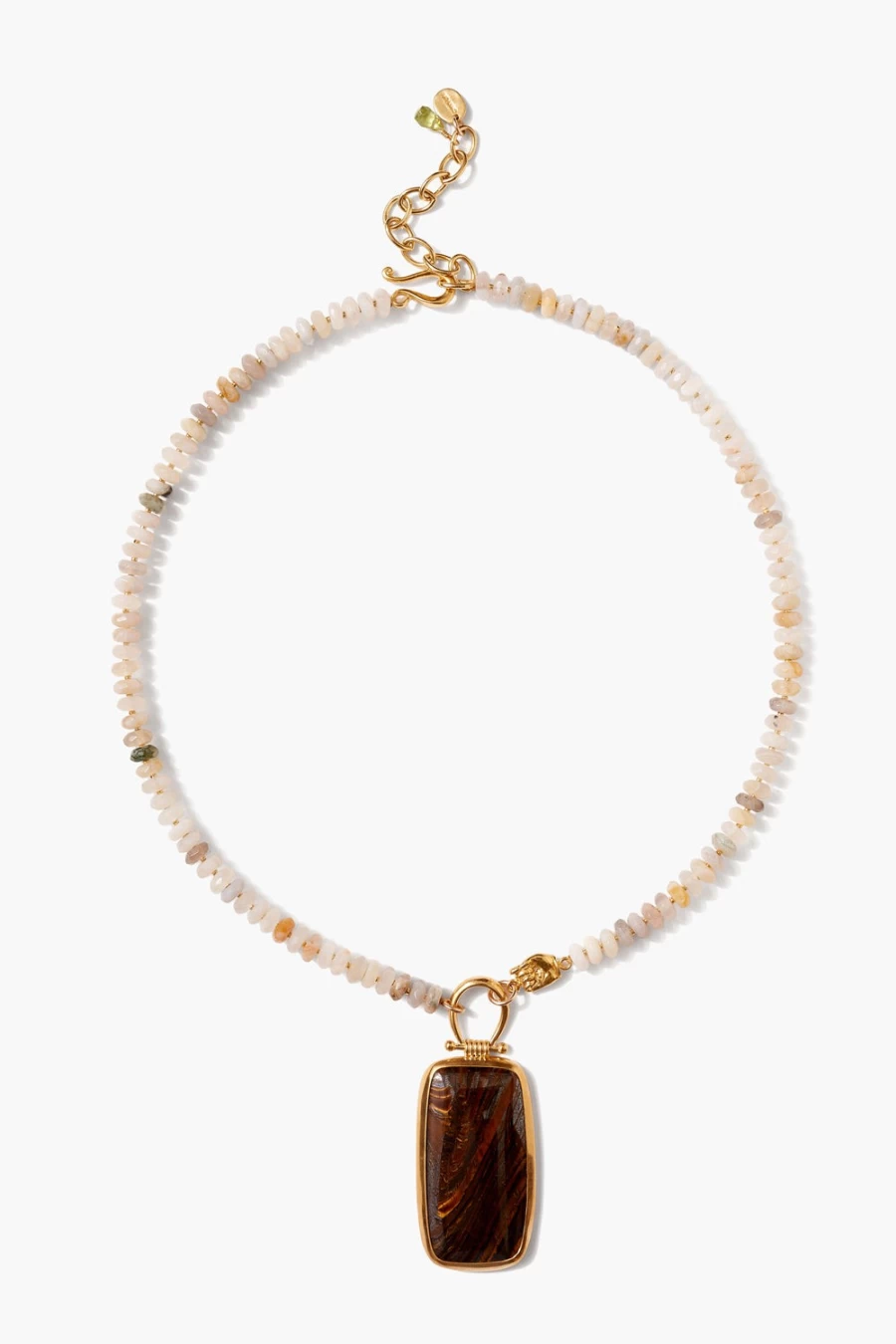 Chan Luu Women's Leon Pendant Necklace with African Opal Gemstone