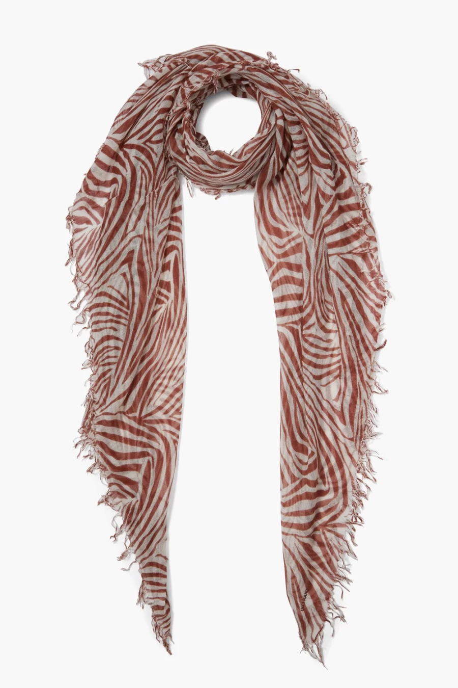Chan Luu Women's Sequoia Zebra Print Scarf - Luxurious Cashmere & Silk Blend Wrap