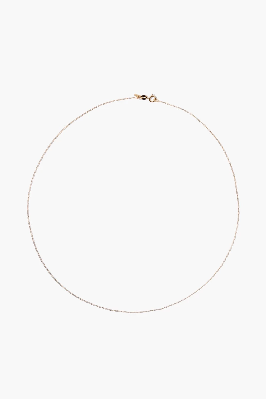 Chan Luu 14K Gold Petite Paper Clip Chain Necklace for Women