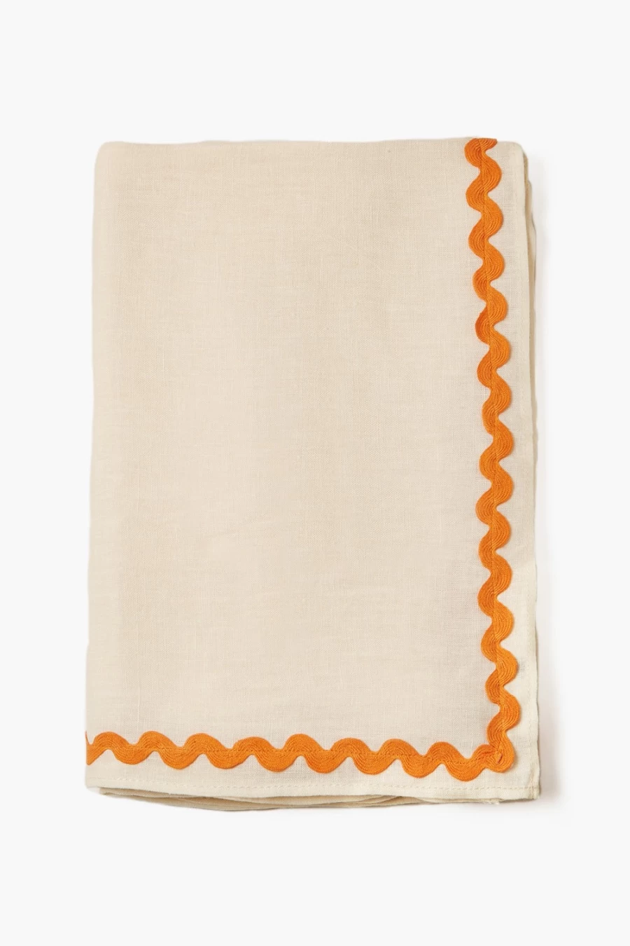"Chan Luu Women's Seed Pearl Embroidered Large Luxury Tablecloth"