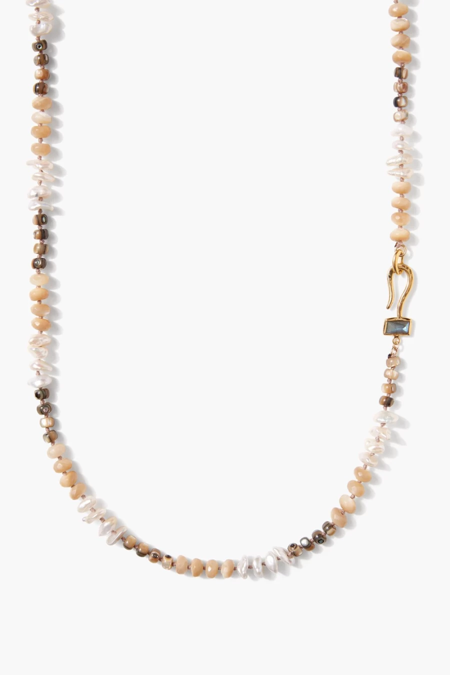 Chan Luu Women's Grand Odyssey Necklace - Natural Stone Mix Pendant