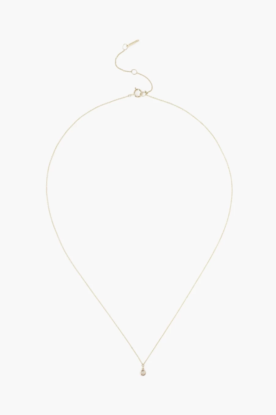 Chan Luu 14K Gold Diamond Circle Pendant Necklace for Women