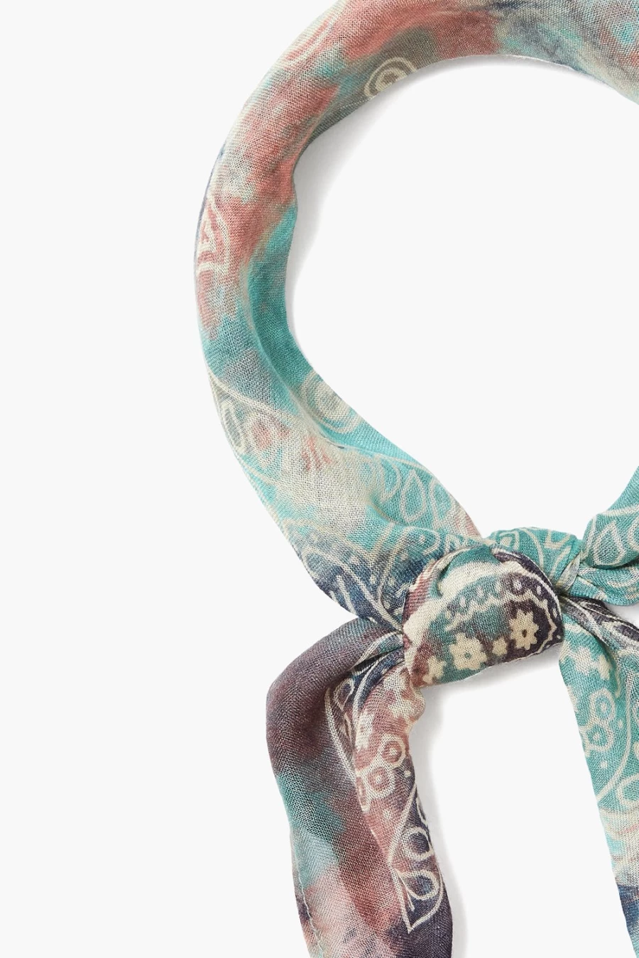Chan Luu Women's Bluefin Tie-Dye Bandana Scarf