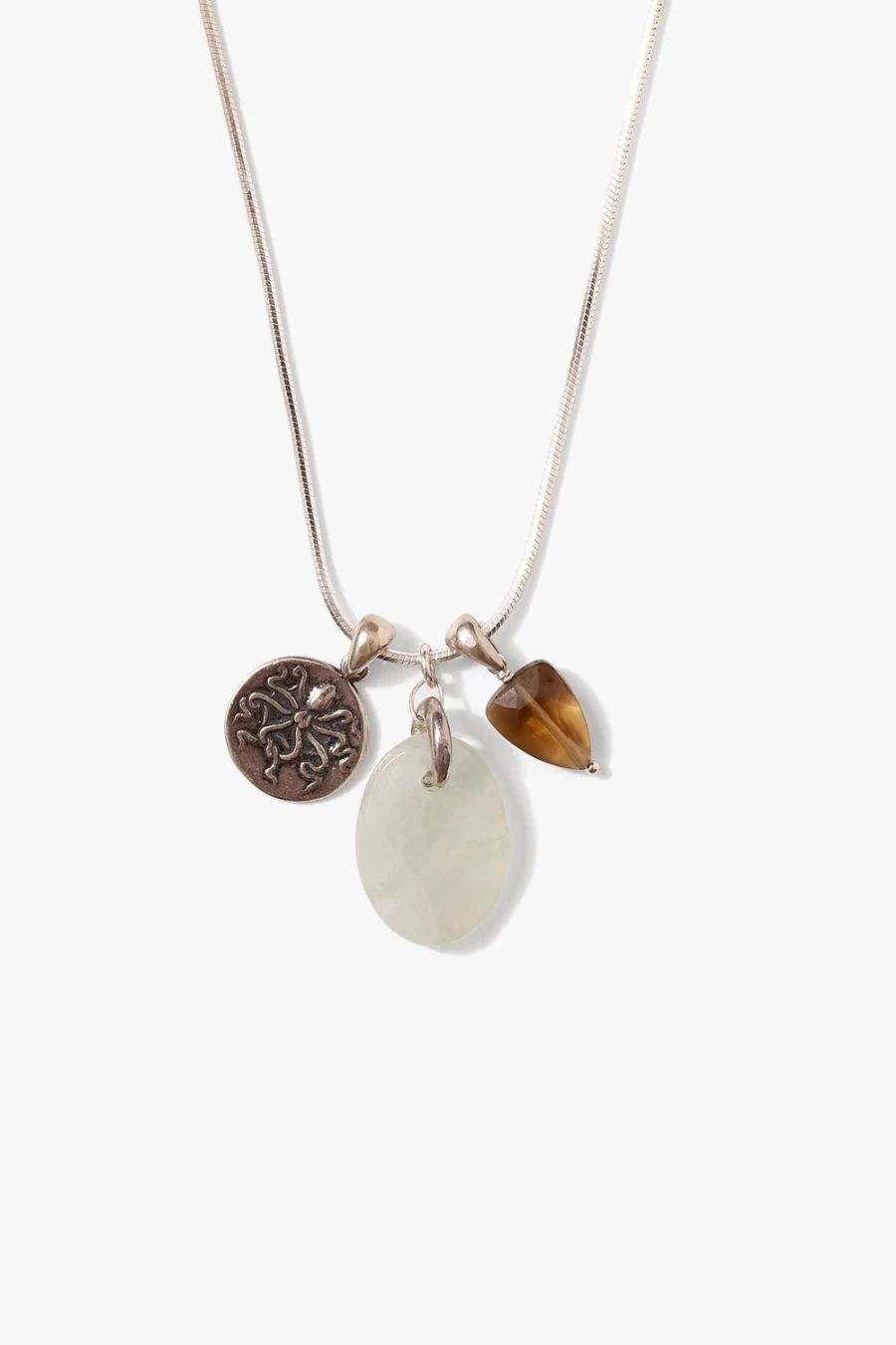 Chan Luu Women's Ostia Fluorite Charm Necklace – Elegant Gemstone Jewelry