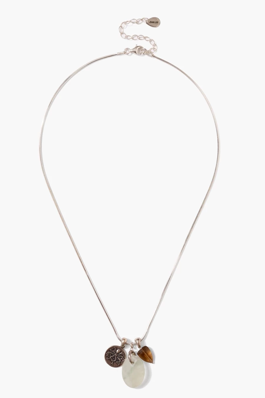 Chan Luu Women's Ostia Fluorite Charm Necklace – Elegant Gemstone Jewelry