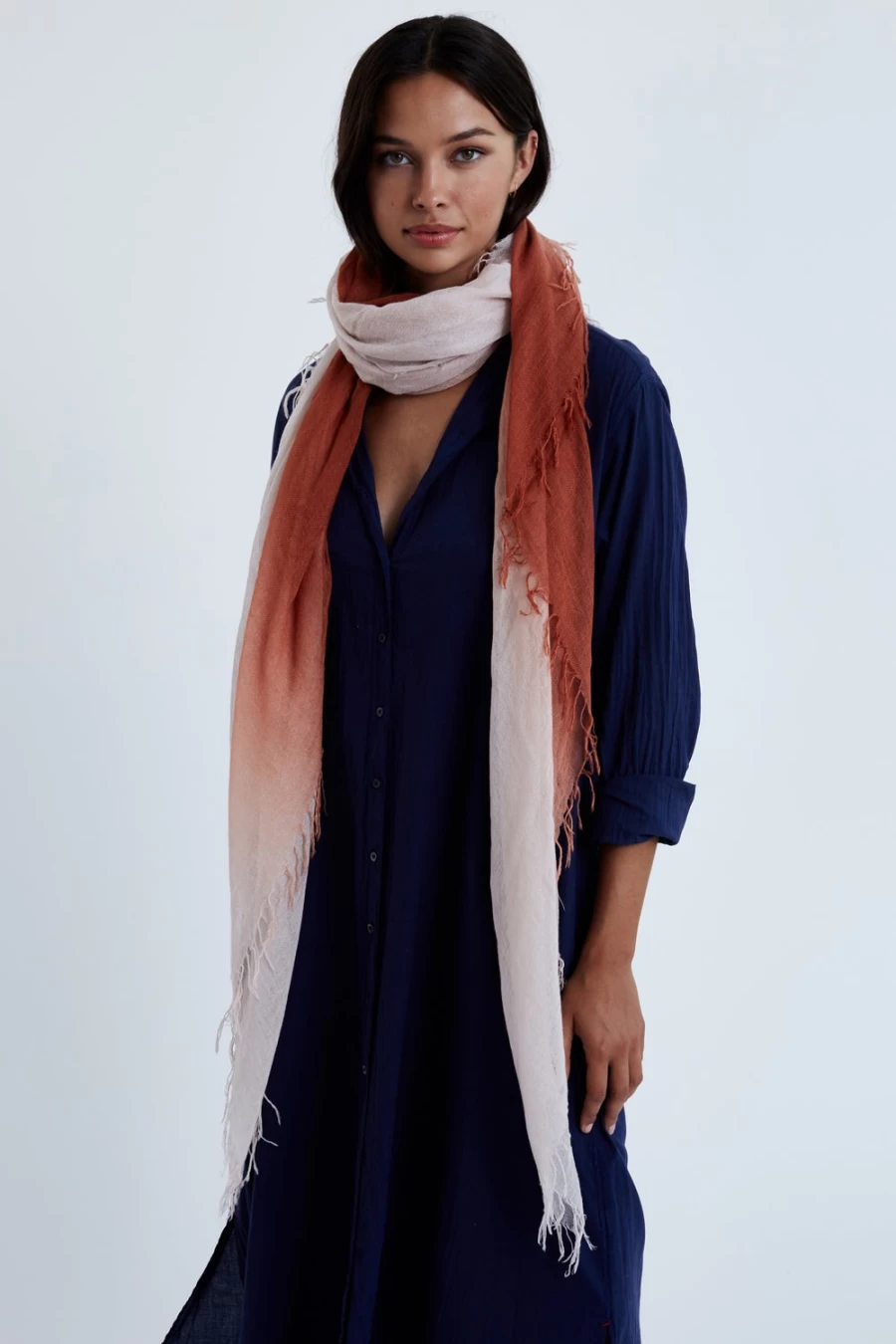 Chan Luu Women's Picante Dip-Dyed Cashmere Silk Scarf Wrap - Luxurious Blend
