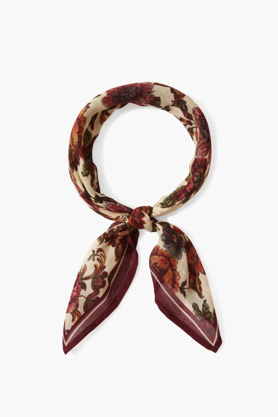 Chan Luu Women's Cedar Garden Bandana Scarf - Stylish Floral Print Accessory