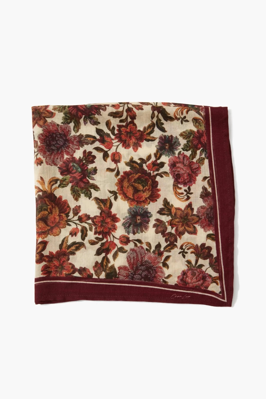 Chan Luu Women's Cedar Garden Bandana Scarf - Stylish Floral Print Accessory