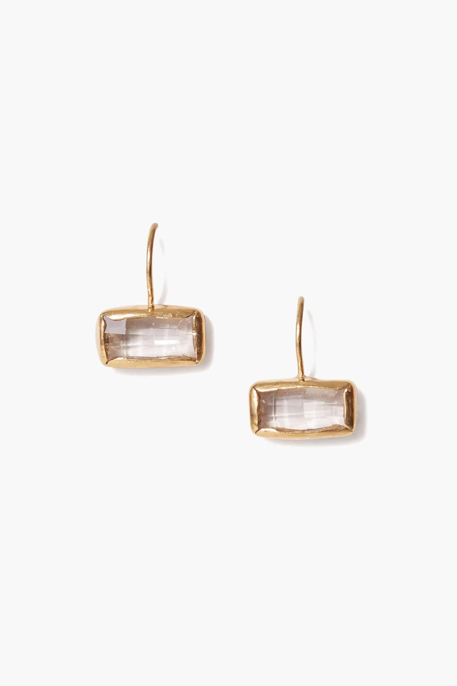 Chan Luu Silver Shade Crystal Drop Earrings for Women