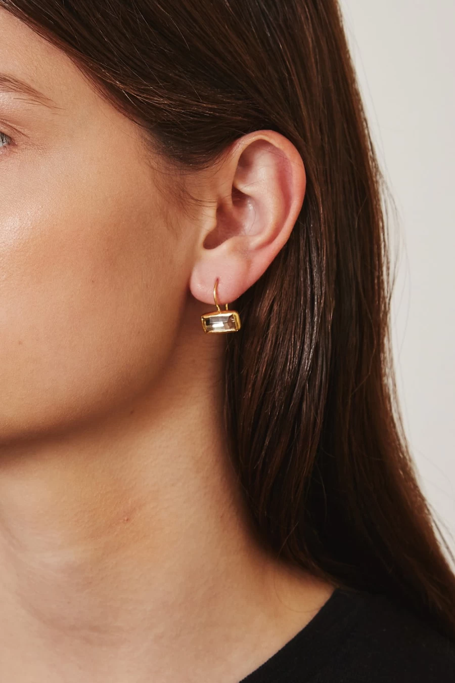 Chan Luu Silver Shade Crystal Drop Earrings for Women