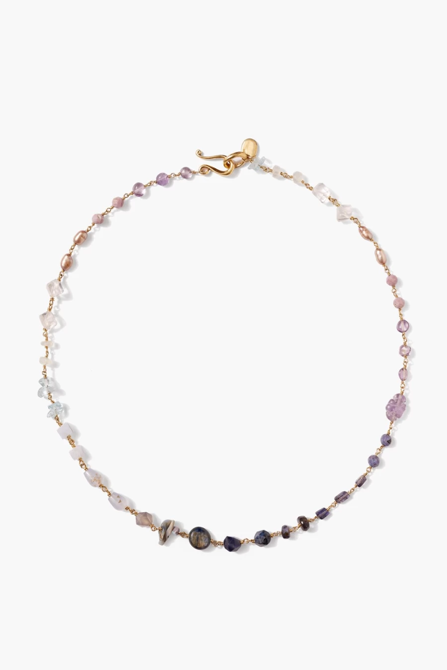 Chan Luu Women's Daphne Beaded Necklace with Iolite Gemstones