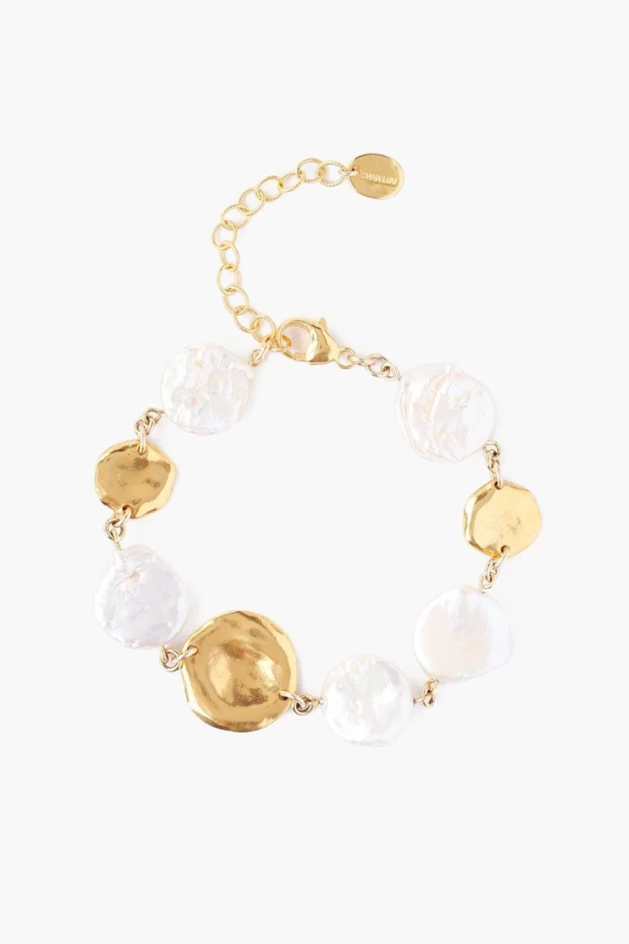 Chan Luu Women's White Keshi Pearl Bracelet – Handmade Boho Chic Jewelry