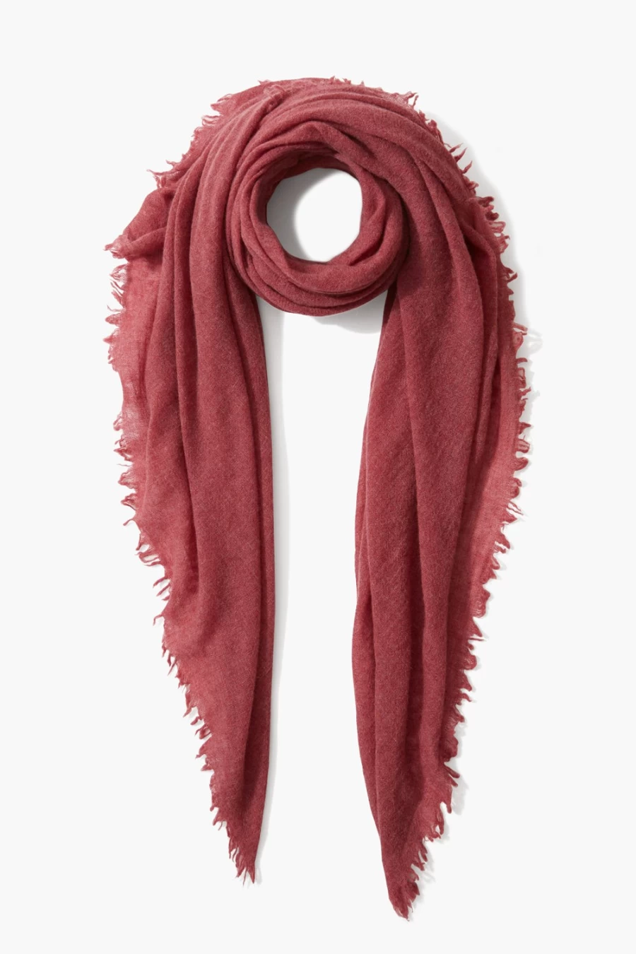 Chan Luu Women's Ruby Wine 100% Cashmere Scarf - Luxury Soft Winter Wrap