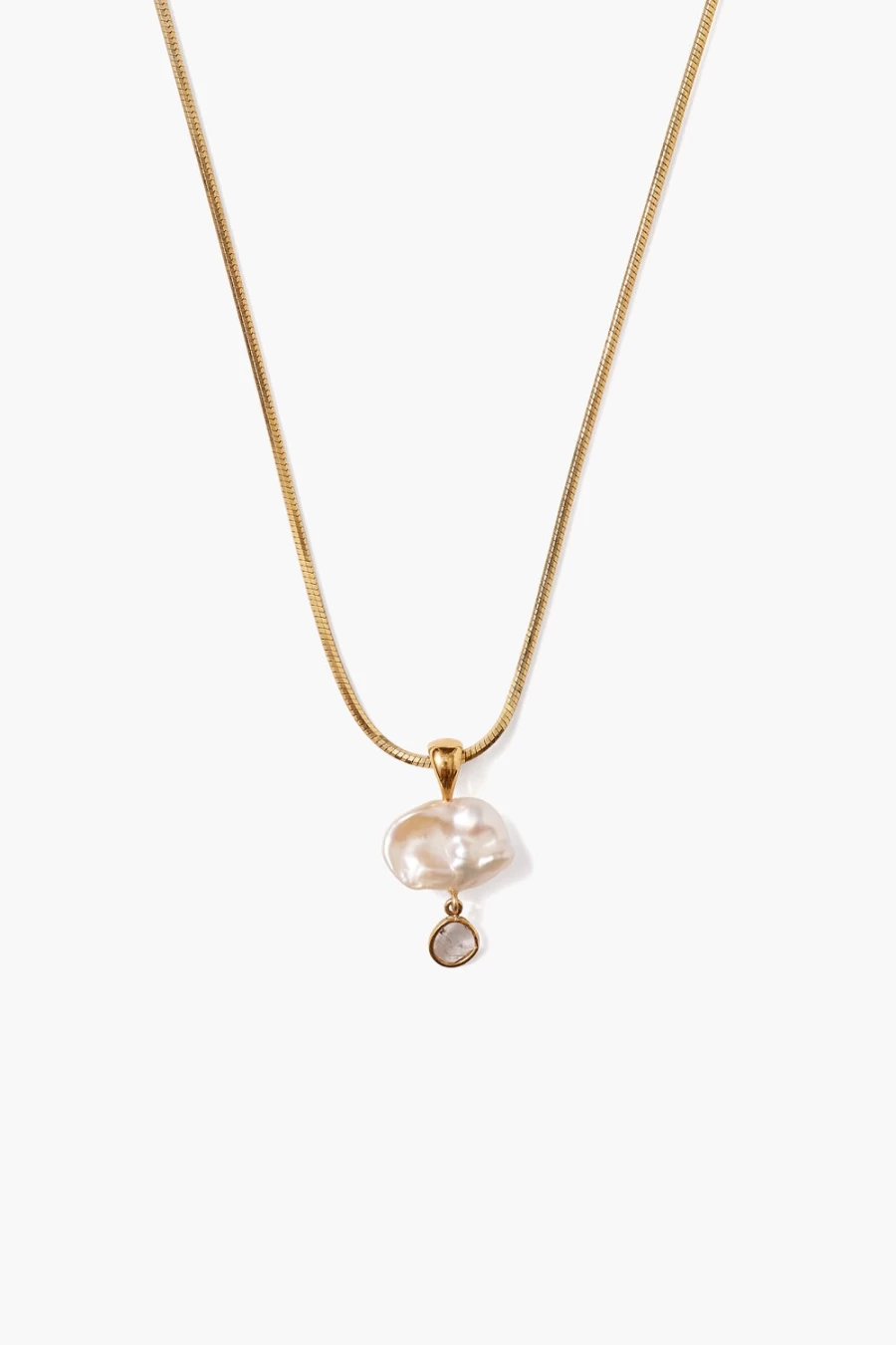 Chan Luu Women's Gold Hilo Pearl and Diamond Necklace