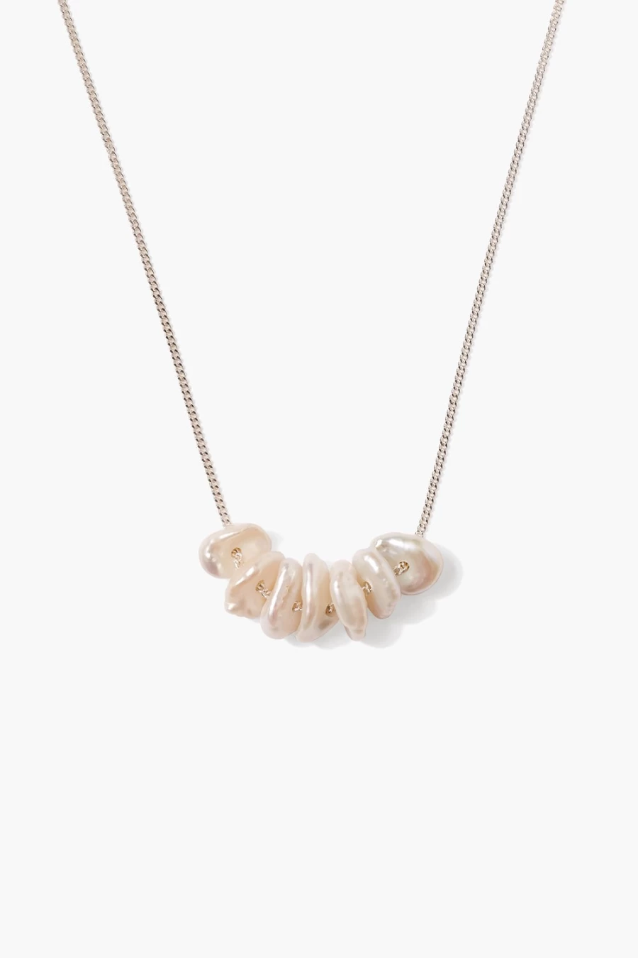 Chan Luu Women's Anini Pearl Necklace in Sterling Silver
