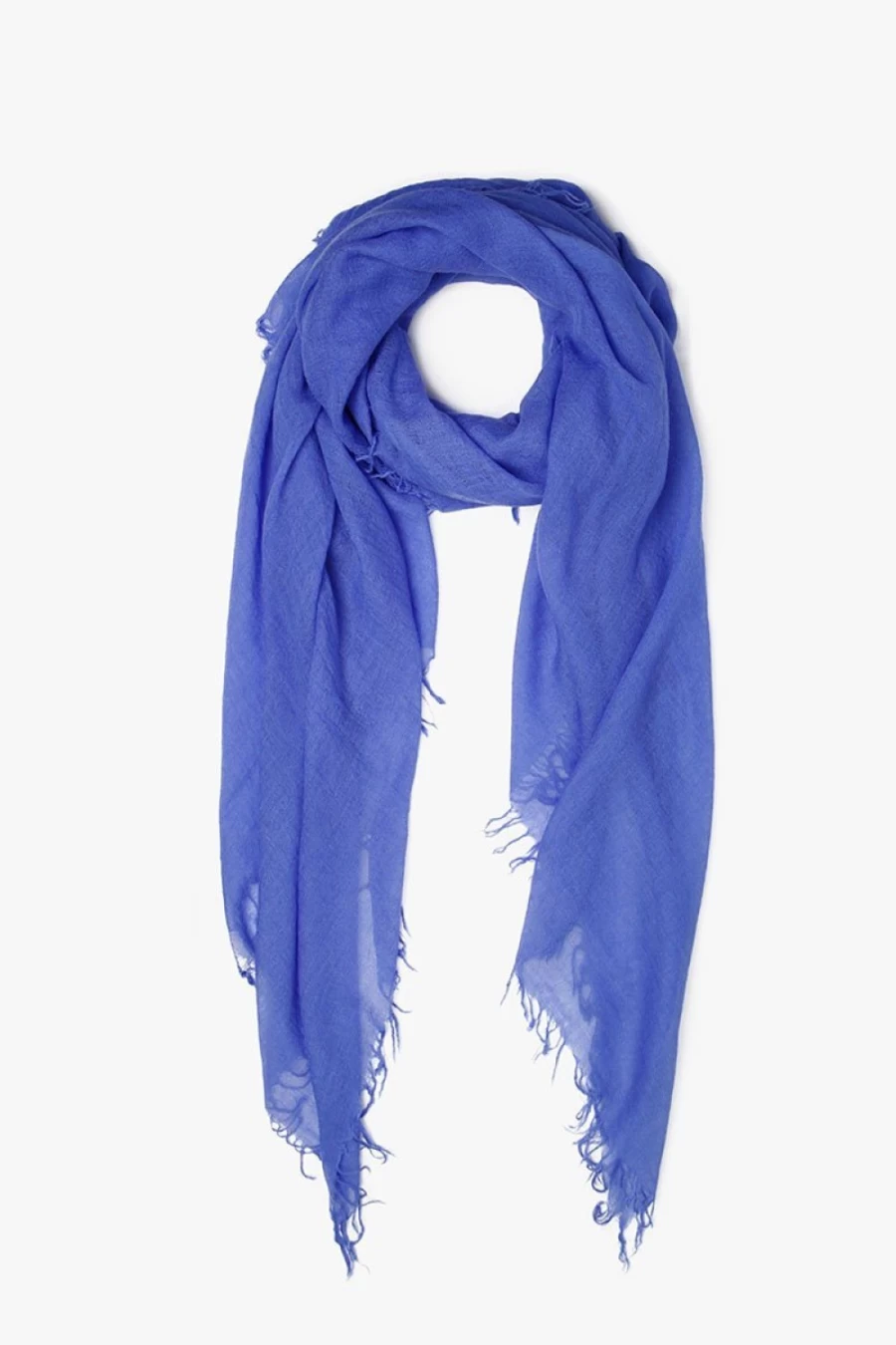 Chan Luu Women's Baja Blue Cashmere Silk Scarf - Luxurious Soft Wrap
