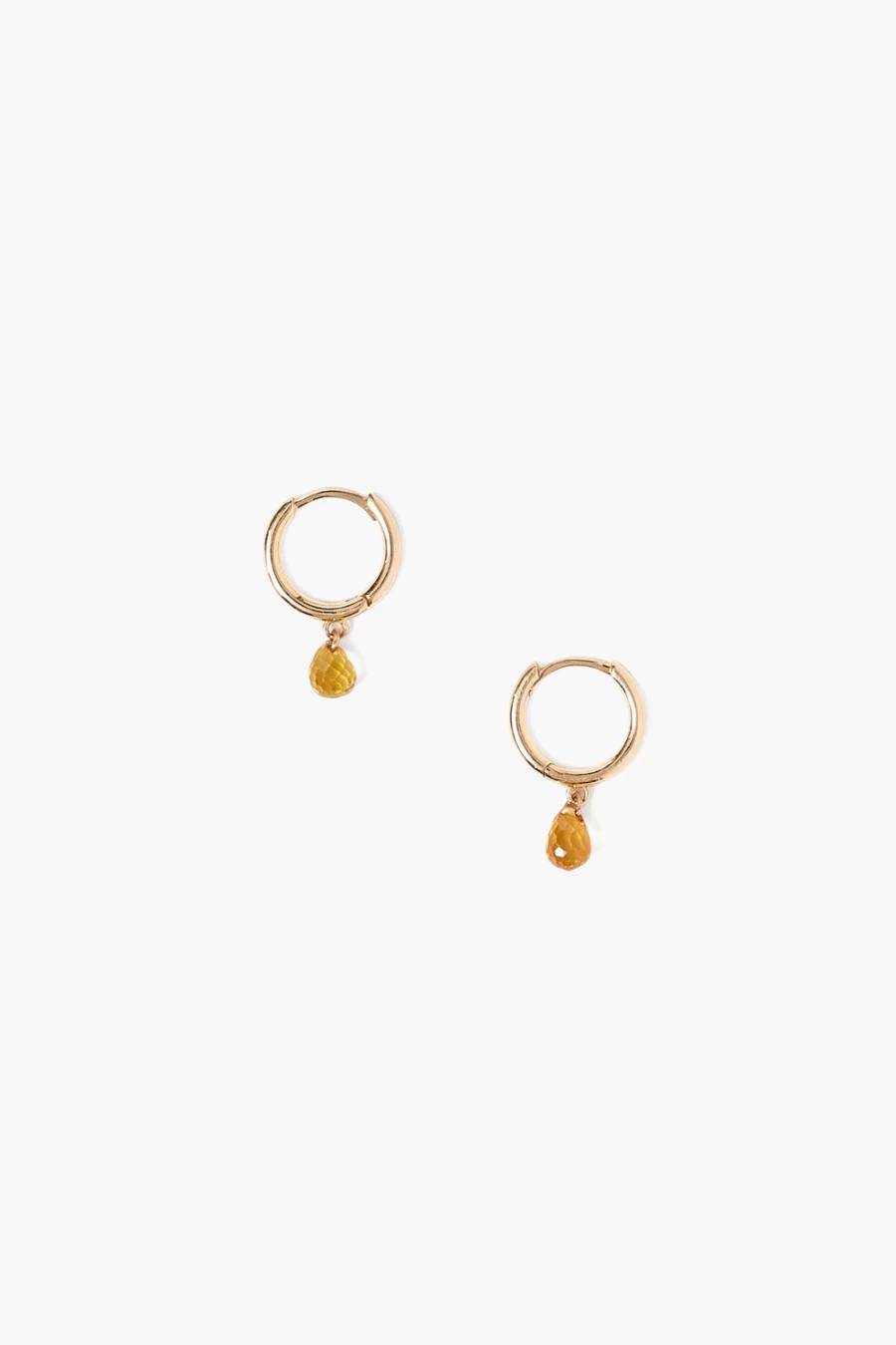 Chan Luu 14K Yellow Sapphire Aurora Hoops for Women - Elegant Gold Hoop Earrings with Genuine Sapphires