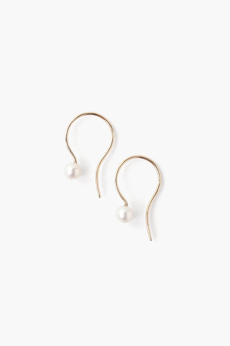 "Chan Luu 14K White Pearl Drop Earrings for Women – Elegant Dangle Pearl Jewelry"