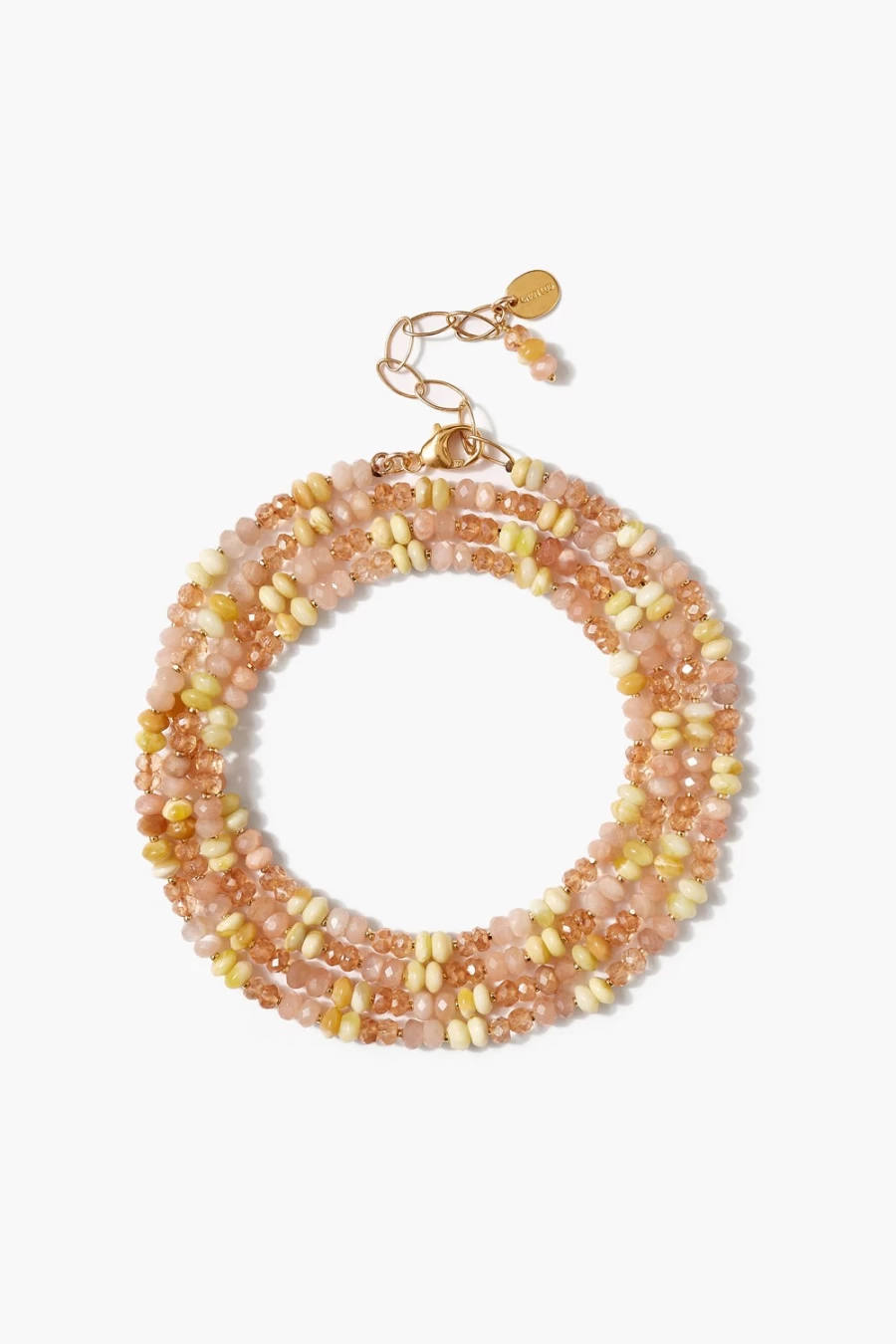 Chan Luu Odyssey Wrap Bracelet for Women - Genuine Citrine Beaded Boho Chic Handmade Jewelry