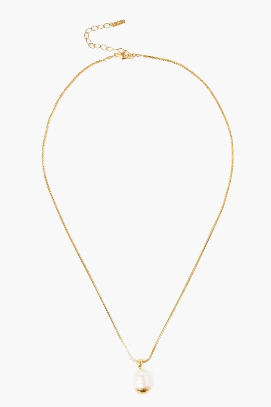 Chan Luu Gold Dipped White Pearl Necklace for Women - Elegant Luxury Jewelry Gift