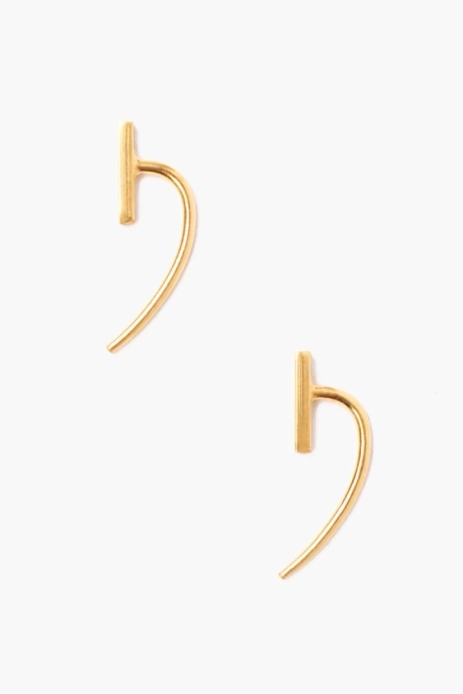Chan Luu Gold Bar and Hook Earrings for Women - Elegant Dangle Jewelry