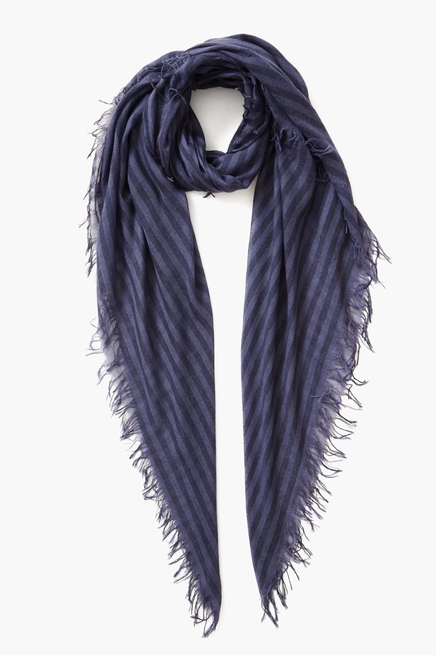 Chan Luu Women's Crown Blue Linea Cashmere Silk Scarf - Luxurious Blend Wrap