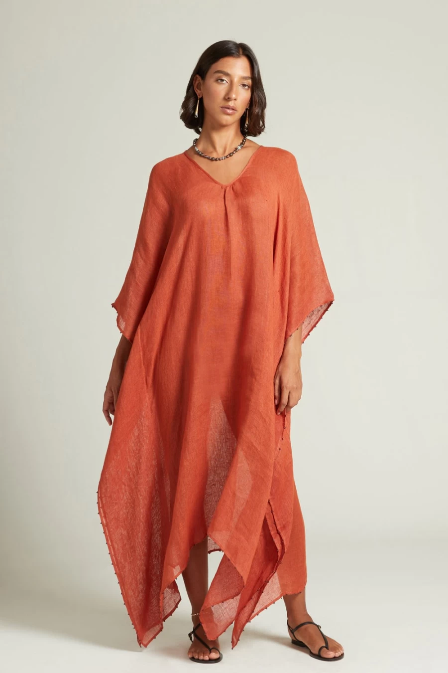 Chan Luu Women's Calypso Caftan Picante - Boho Chic Beach Cover-Up Dress