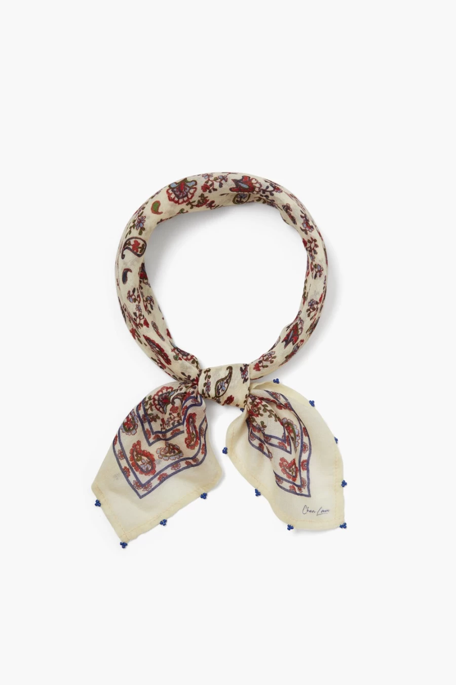 "Chan Luu Women's Cloud Paisley Bandana Scarf – Boho Chic Style Accessory"