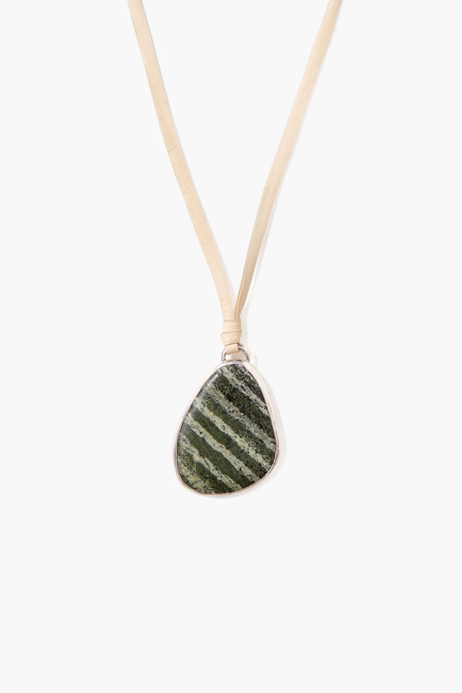 "Chan Luu Women's Zenith Necklace with Jasper Stone – Handcrafted Boho Jewelry"