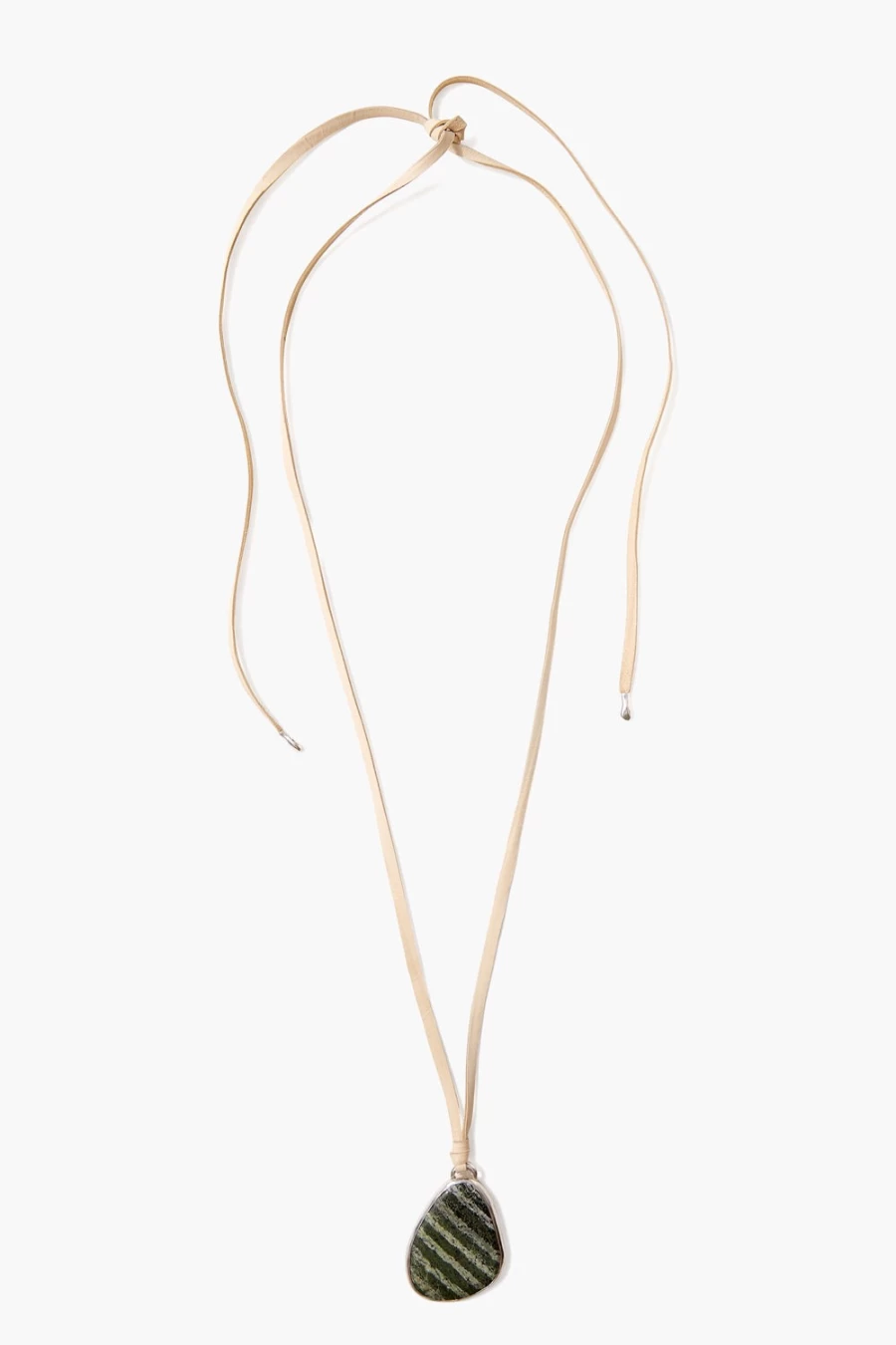 "Chan Luu Women's Zenith Necklace with Jasper Stone – Handcrafted Boho Jewelry"