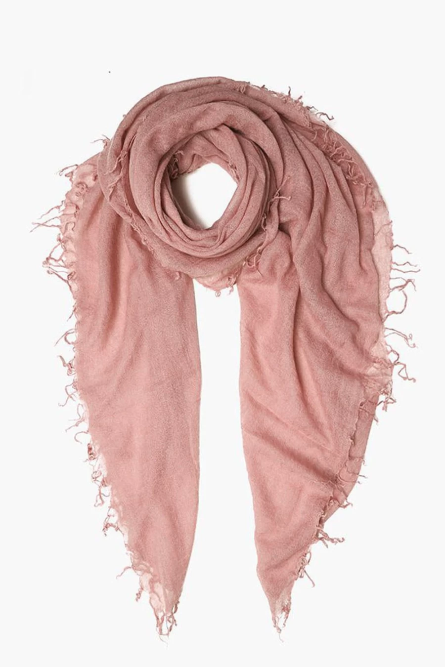 Chan Luu Women's Luxurious Cashmere Silk Scarf - Woodrose Design