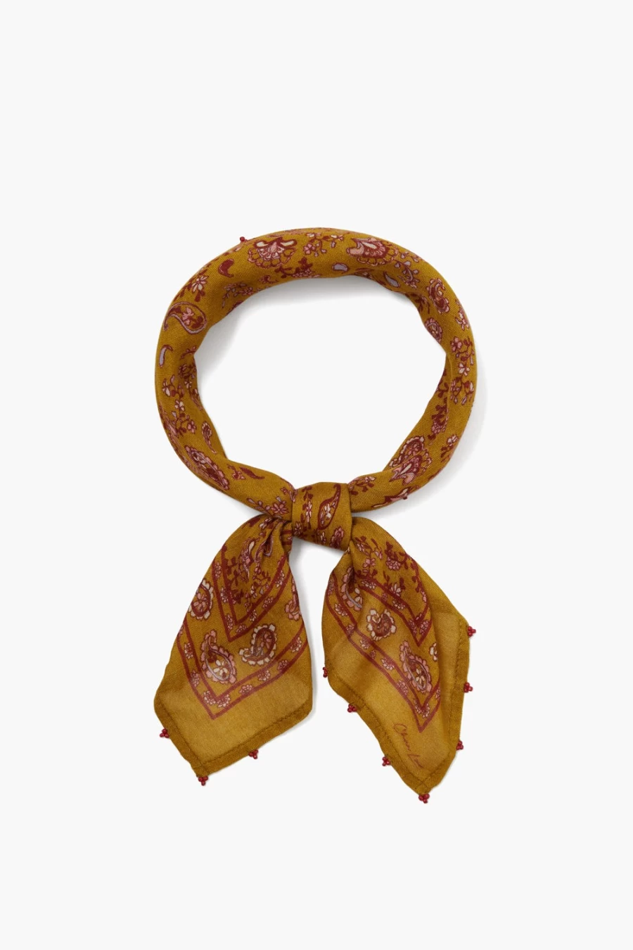 "Chan Luu Women's Chai Tea Paisley Bandana Scarf – Boho Style Fashion Accessory"