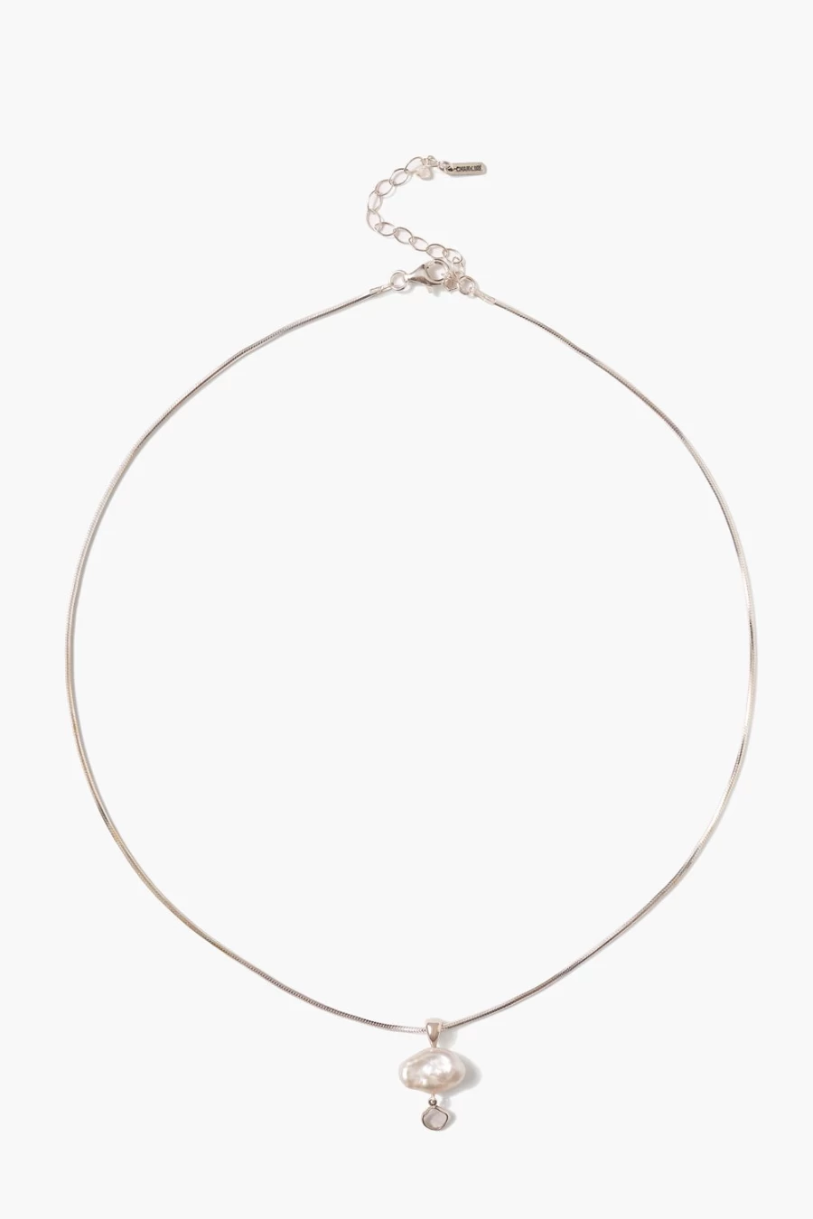 Chan Luu Women's Silver Hilo Pearl and Diamond Necklace