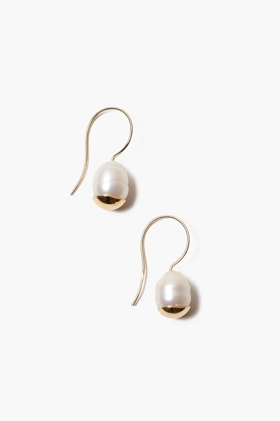 Chan Luu 14K Gold Plated Pearl Drop Earrings for Women - Elegant Dangle Jewelry Gift