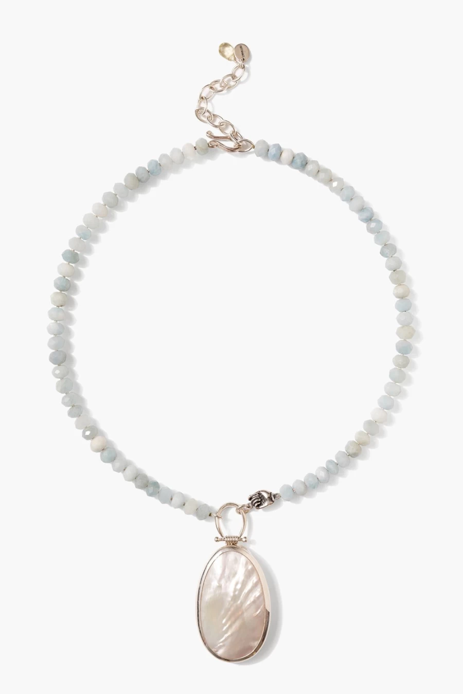 Chan Luu Women's Leon Pendant Necklace with Aquamarine Gemstone