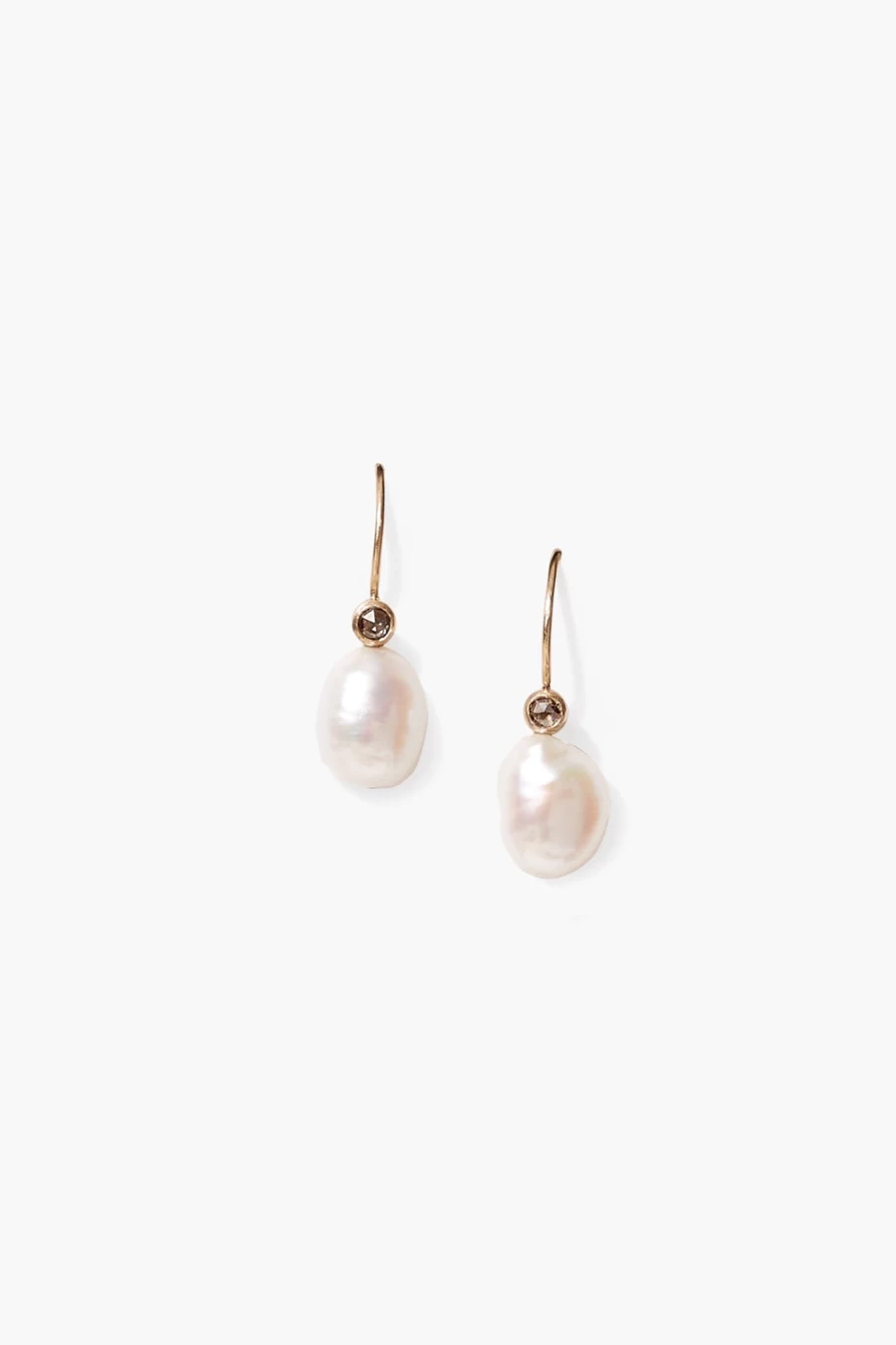 Chan Luu 14K Gold Koloa Pearl Earrings for Women - Elegant White Pearl Studs