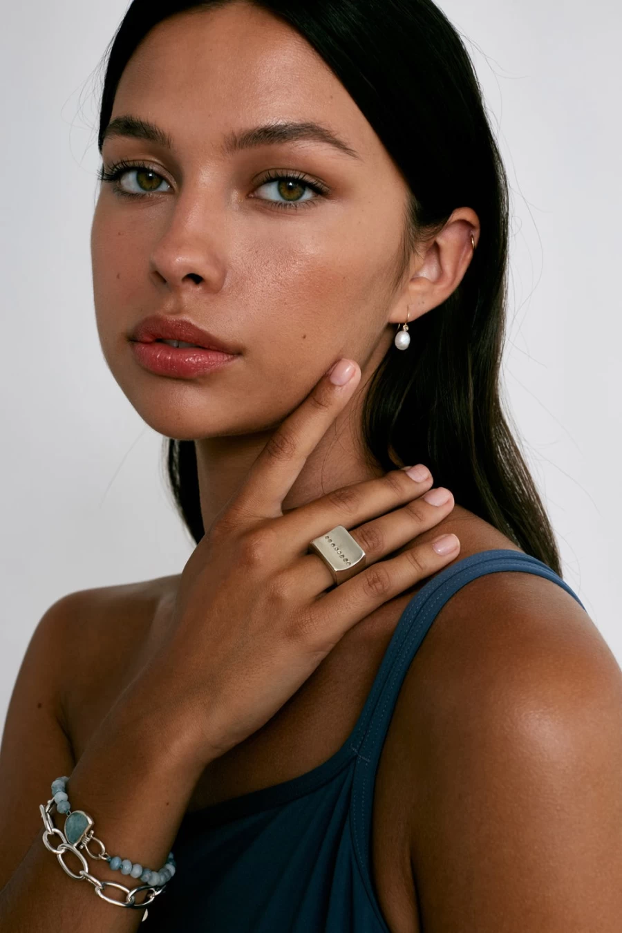 Chan Luu 14K Gold Koloa Pearl Earrings for Women - Elegant White Pearl Studs