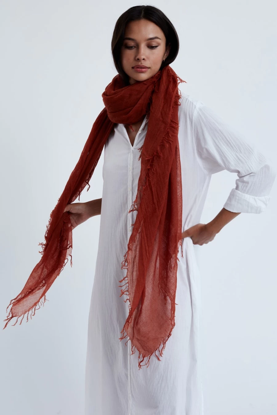 Chan Luu Women's Luxurious Cashmere Silk Scarf – Picante Design for Elegant Style