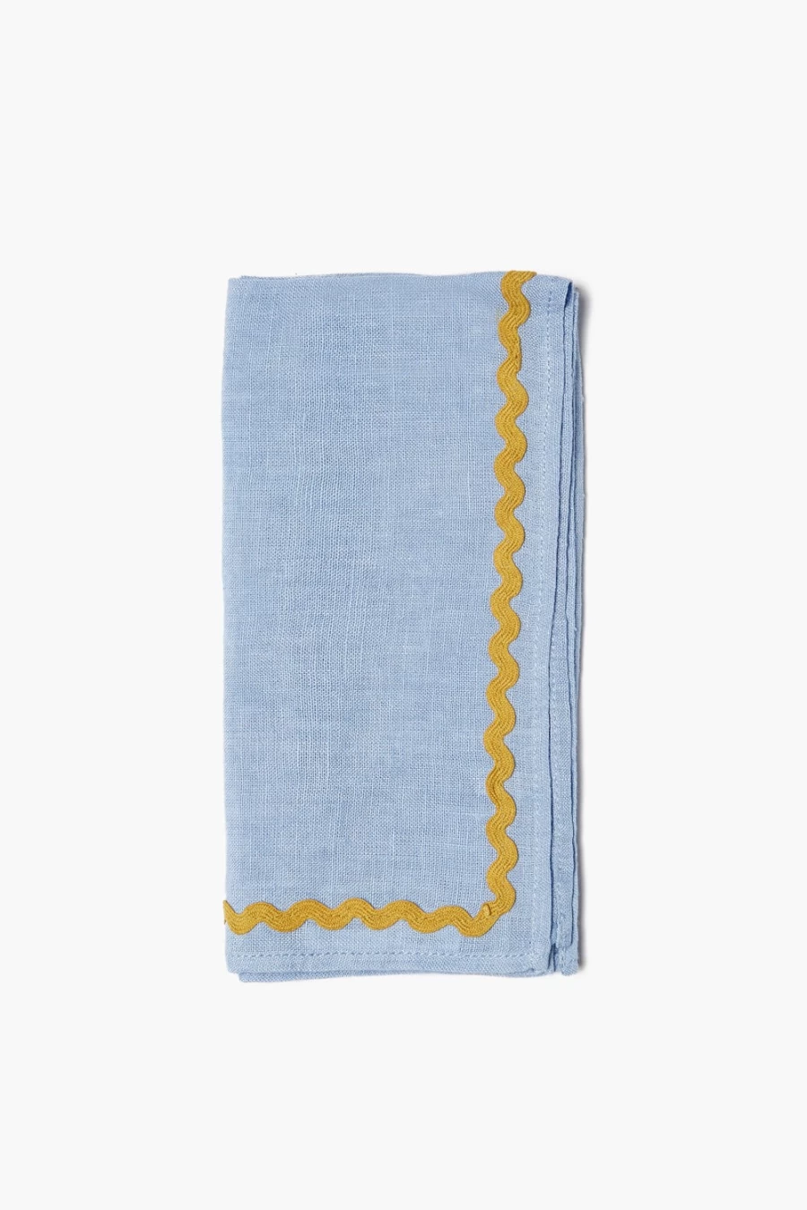 Chan Luu Blue Heron Wavy Napkin Set for Women - Elegant Table Linens