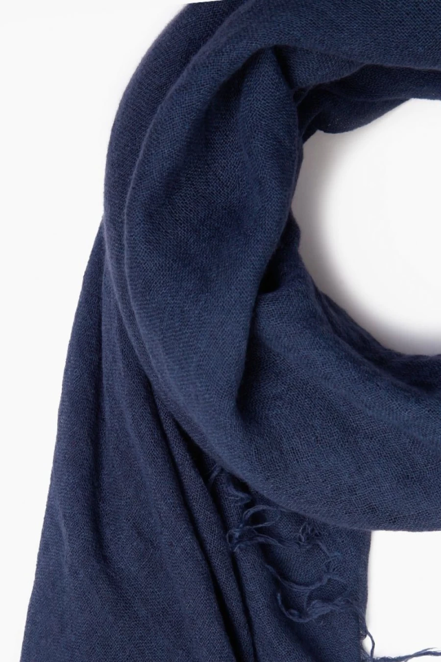 Chan Luu Women's Medieval Blue Cashmere Silk Scarf - Luxurious Blend Wrap