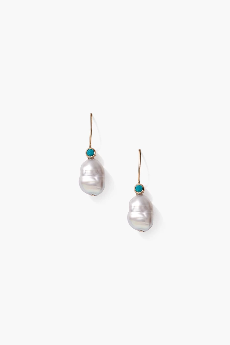 Chan Luu 14K Gold Koloa Grey Pearl Earrings for Women